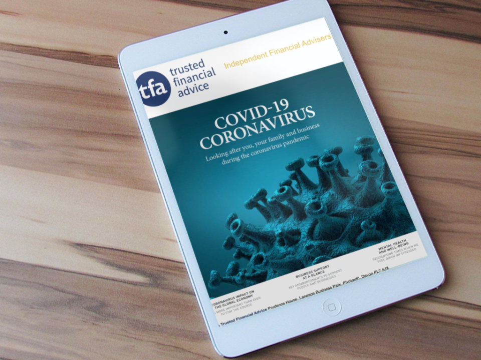 COVID-19 Coronavirus & your finances