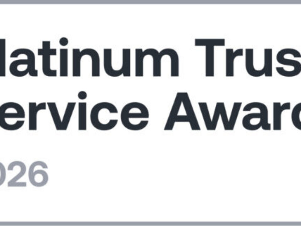 Platinum Trusted Service Award 2026 – Full colour – Landscape
